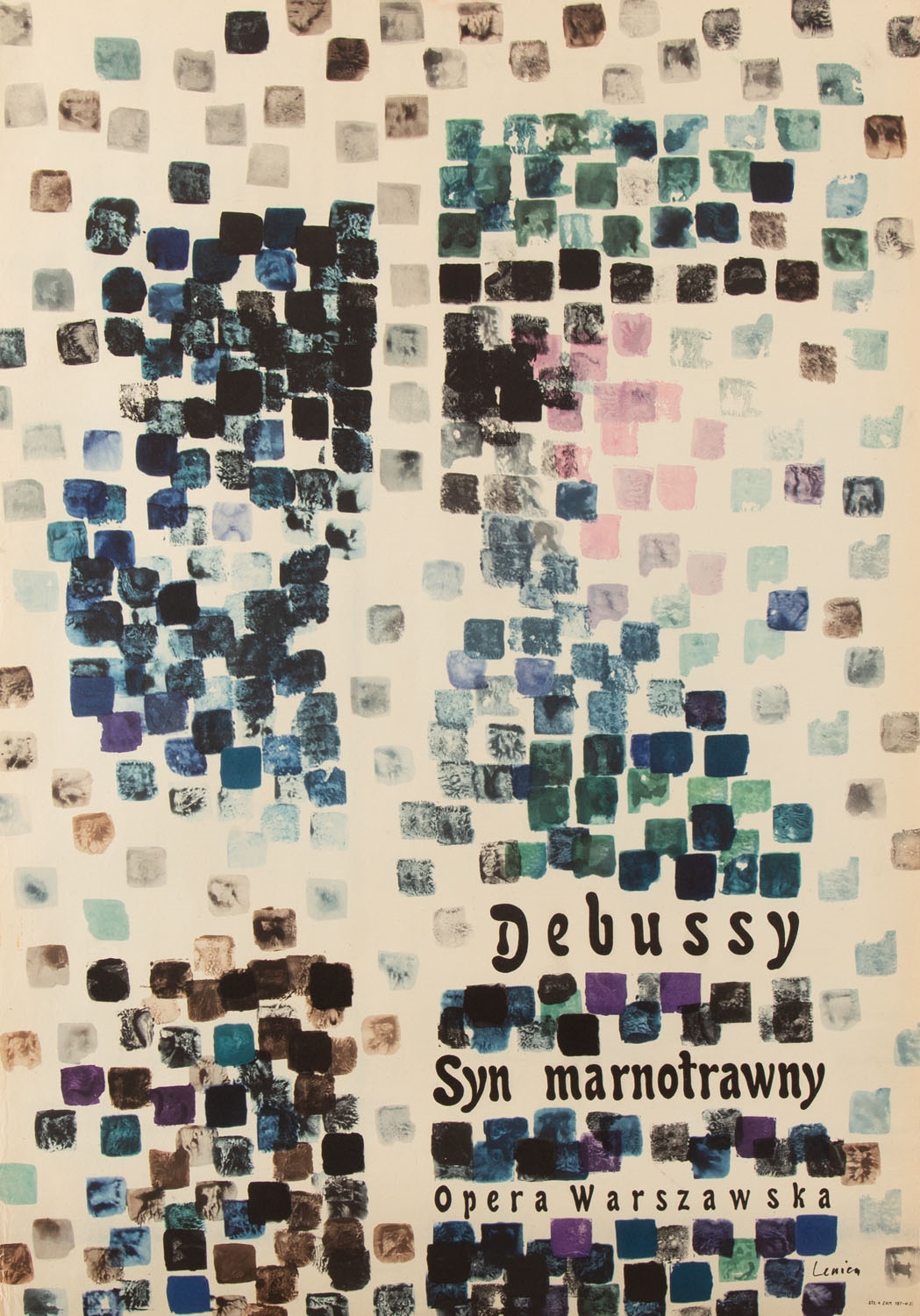 Plakat do opery "Syn marnotrwany" Claude Debussy