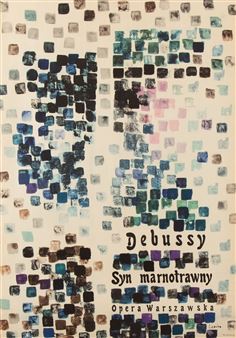Plakat do opery "Syn marnotrwany" Claude Debussy - Jan Lenica