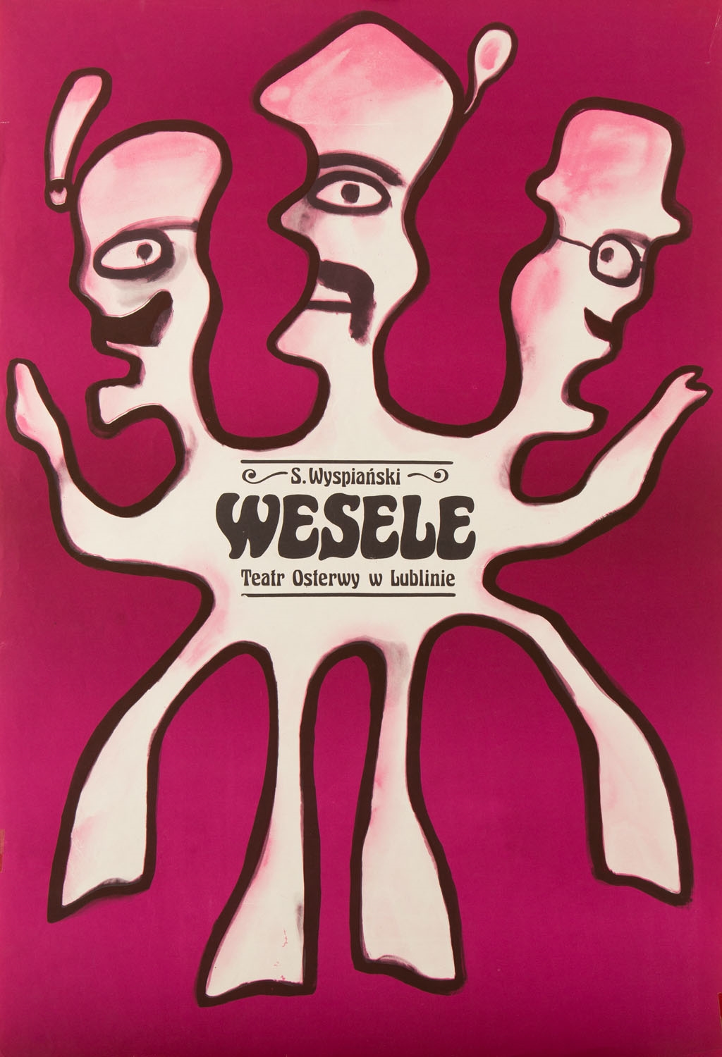 Plakat do dramatu "Wesele" Stanisława Wyspiańskiego