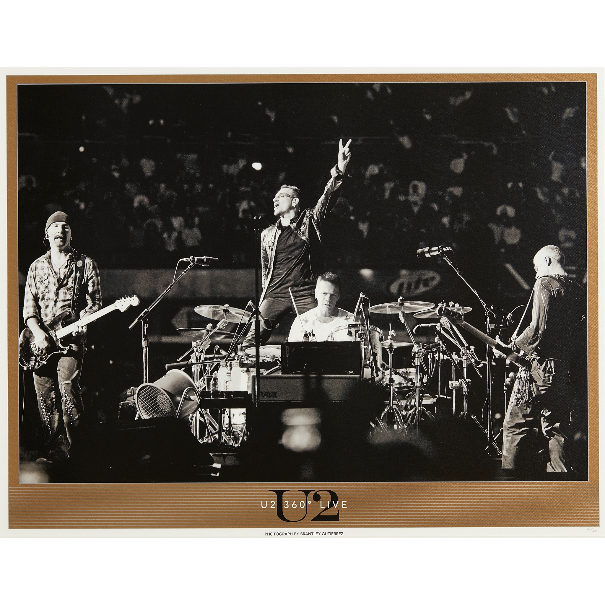 Artwork by Brantley Gutierrez, U2 360° LIVE AT SOLDIER FIELD, Made of Photolithograph
