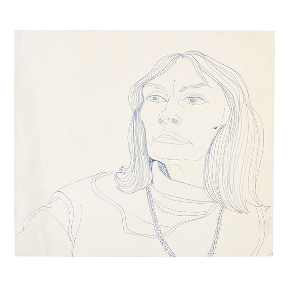 PORTRAIT OF KATY GARDINER by Alasdair Gray