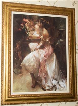 Seated Woman, Giclee - Nydia Lozano