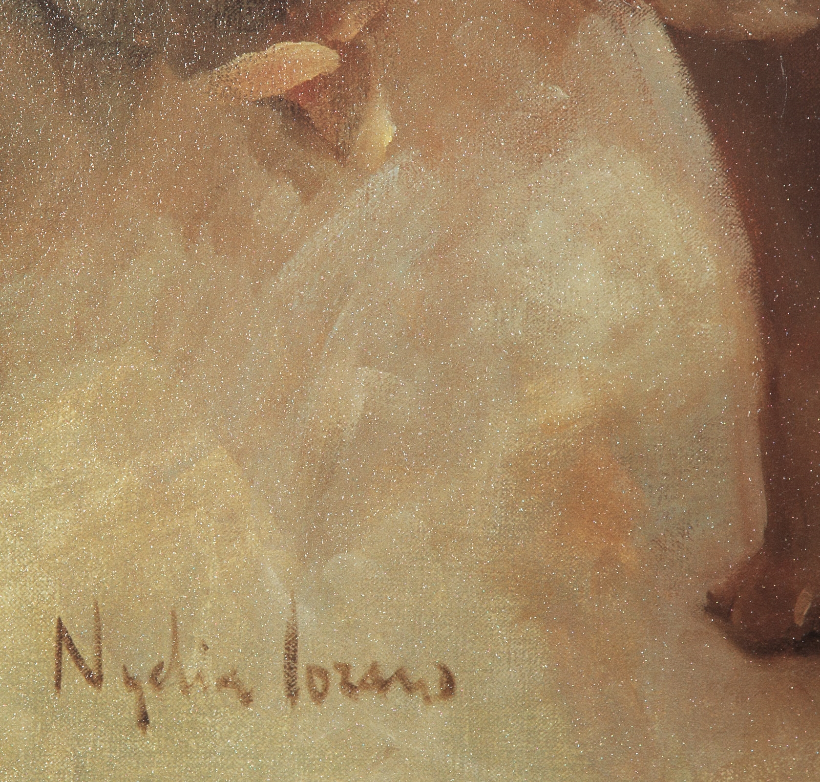 Artwork by Nydia Lozano, Seated Woman, Giclee, Made of Giclee on canvas