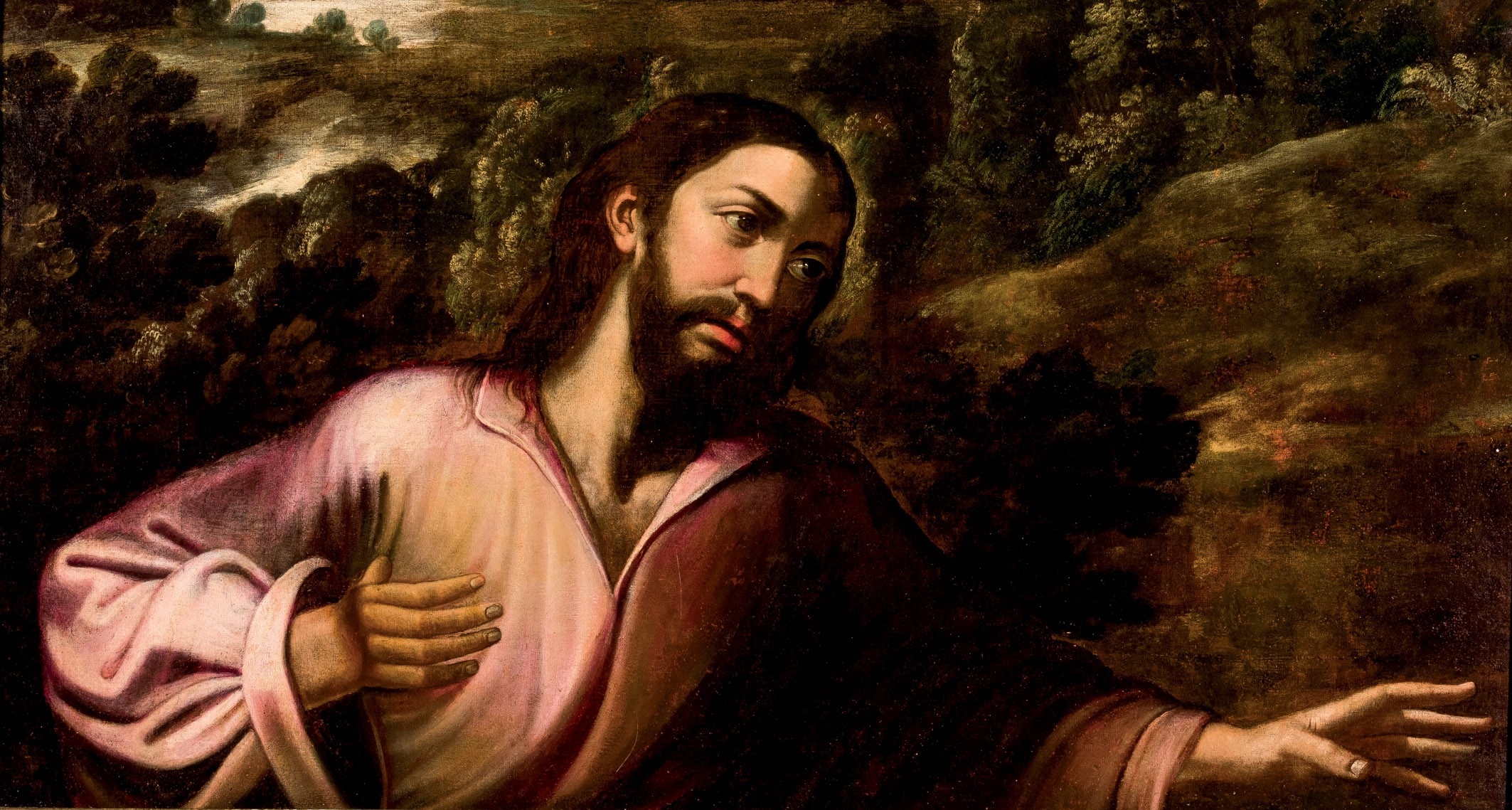 Spanish School, 17th Century | Jesús en el Huerto de los Olivos | MutualArt