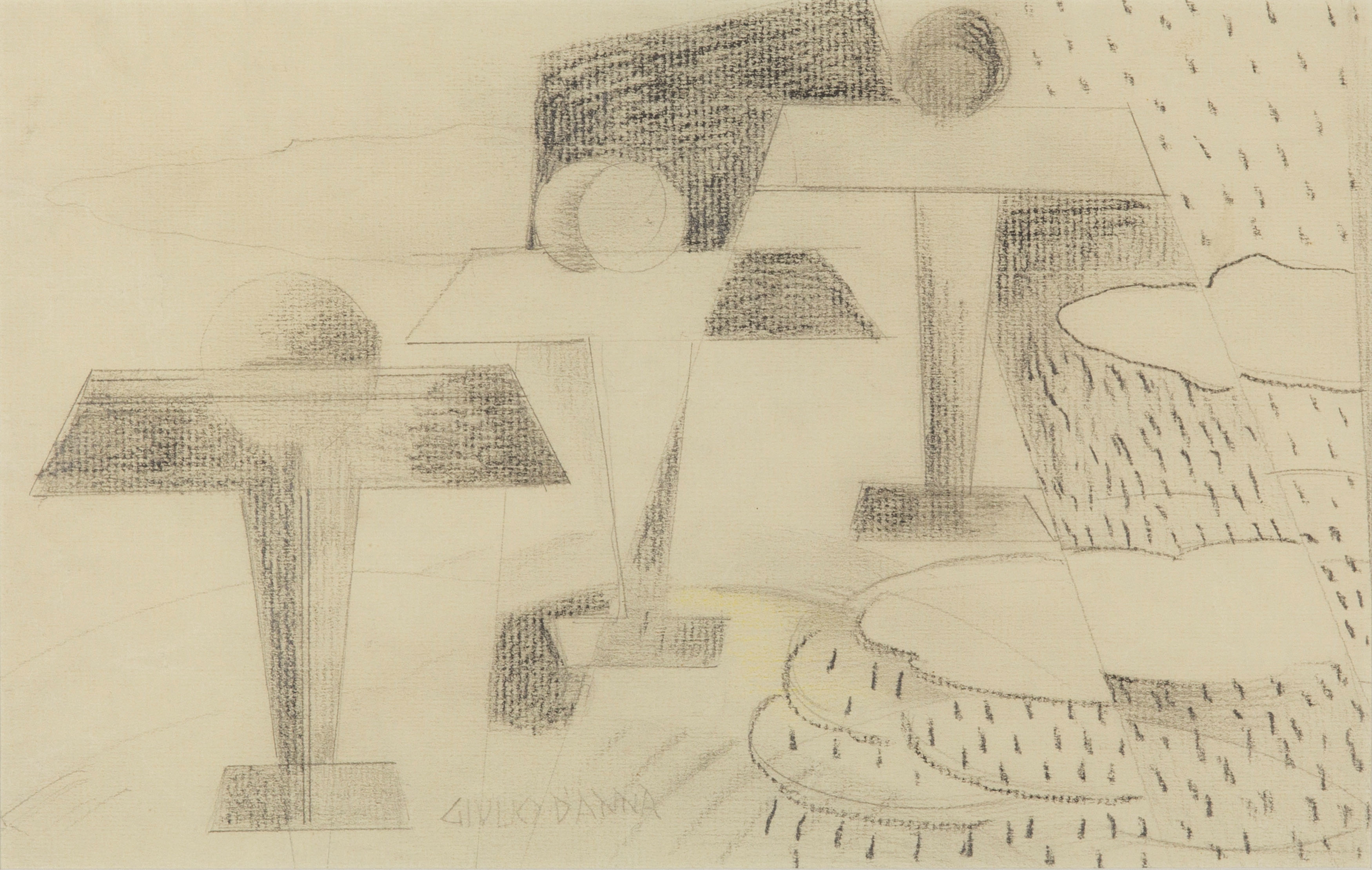 Artwork by Giulio d’Anna, Aerei, Made of Pencil on paper