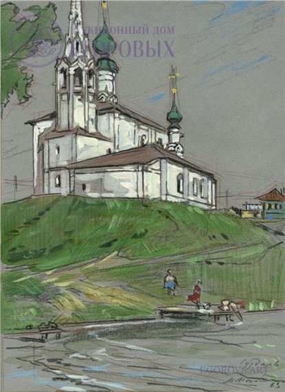 Suzdal by Mikhail Vladimirovich Matorin, 1963