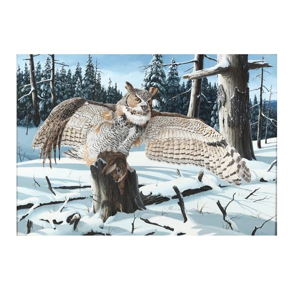 Anthony J. Rudisill | Great Horned Owl | MutualArt