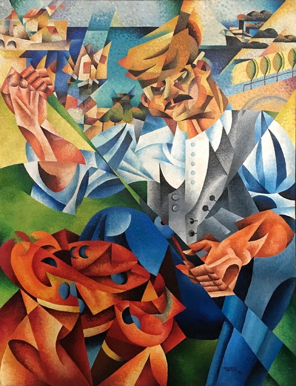 Pippo Rizzo | Sicilian sunset (1921) | MutualArt