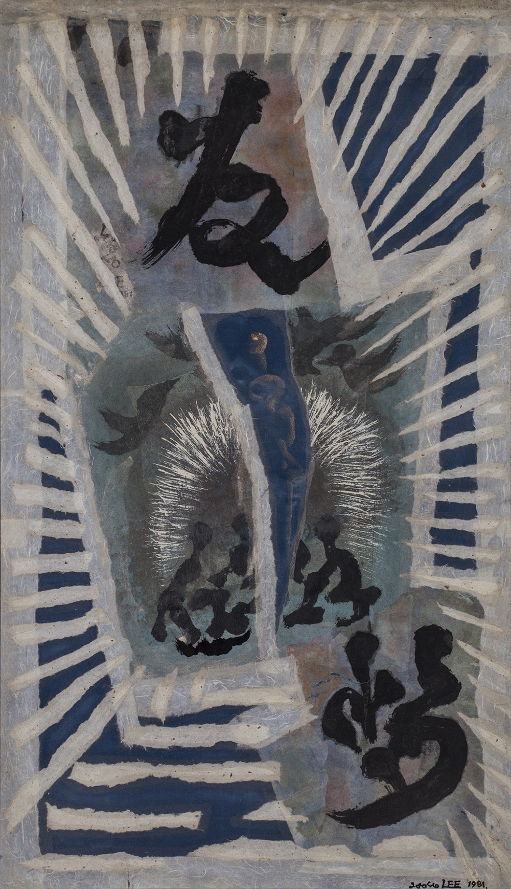 Artwork by Lee Hangsung, Untitled, Made of Mixed media and collage on canvas