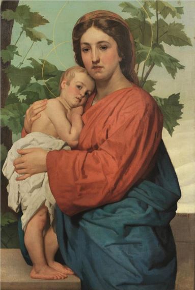 MADONNA DELLA NEVE by Antonio Ciseri