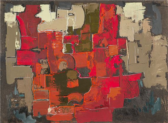 Römische Mauer by Max Kaus, 1957