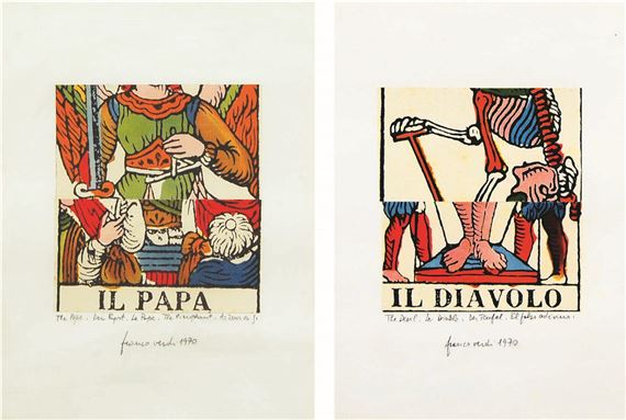 Two works: IL PAPA; IL DIAVOLO by Franco Verdi, 1970