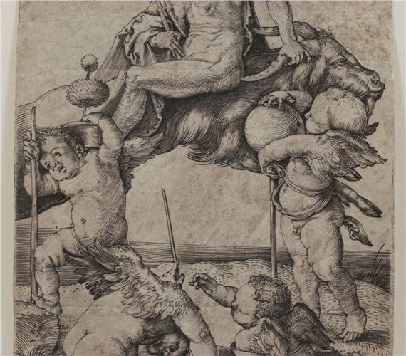 Albrecht Dürer | WITCH RIDING BACKWARDS ON GOAT | MutualArt