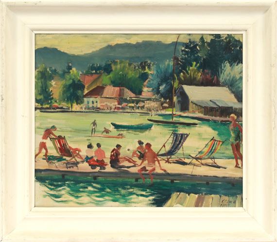 "BATHERS" by Kurt Conrad Loew, 1954