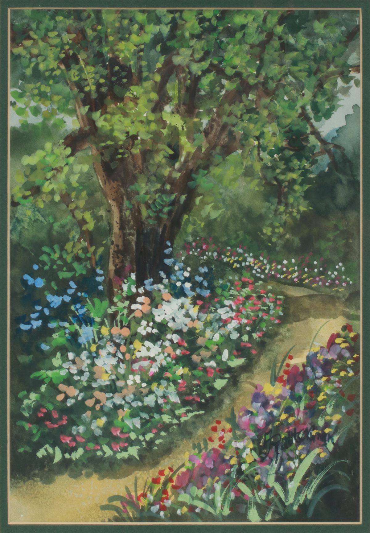 Audrey Ratterman | FLOWER PATHWAY | MutualArt