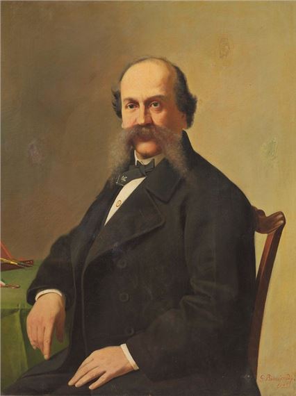 Ritratto maschile by Guglielmo Bilancioni, 1865