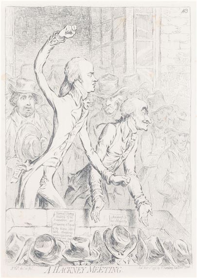 All showing signs of browning and very mild spotting from sunlight exposure. by James Gillray, 19th century