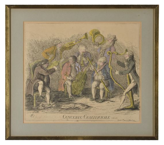 All showing signs of browning and very mild spotting from sunlight exposure. by James Gillray, 19th century