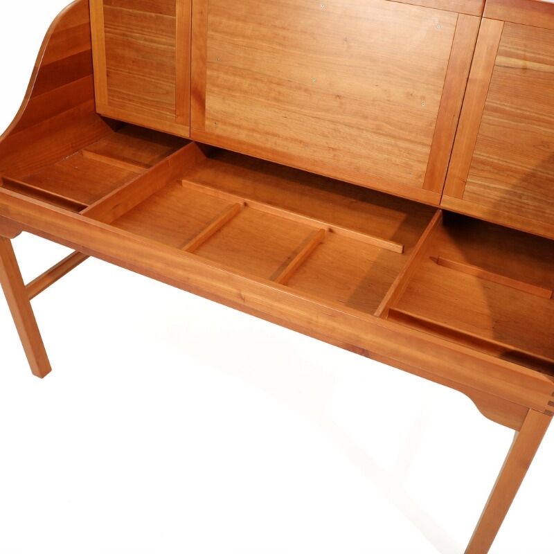 Artwork by Andreas Hansen, A free-standing solid cherry wood writing desk, Made of cherry wood