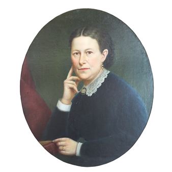 Portrait of a Woman - Louis Olezerne Lussier