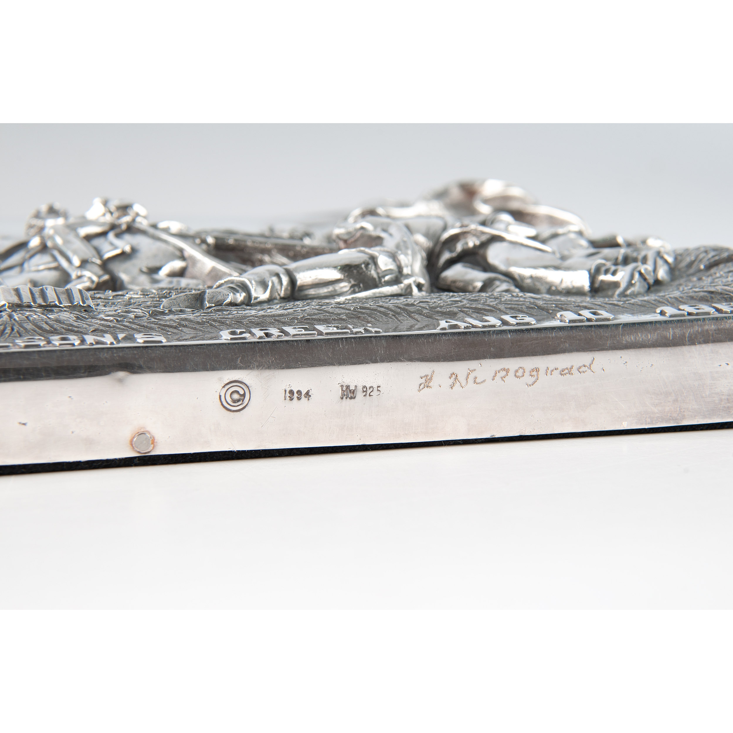 Henryk Winograd | Sterling Silver Repousse Panels of Union Generals ...