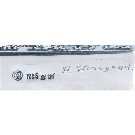 Henryk Winograd | Sterling Silver Repousse Panels of Union Generals ...
