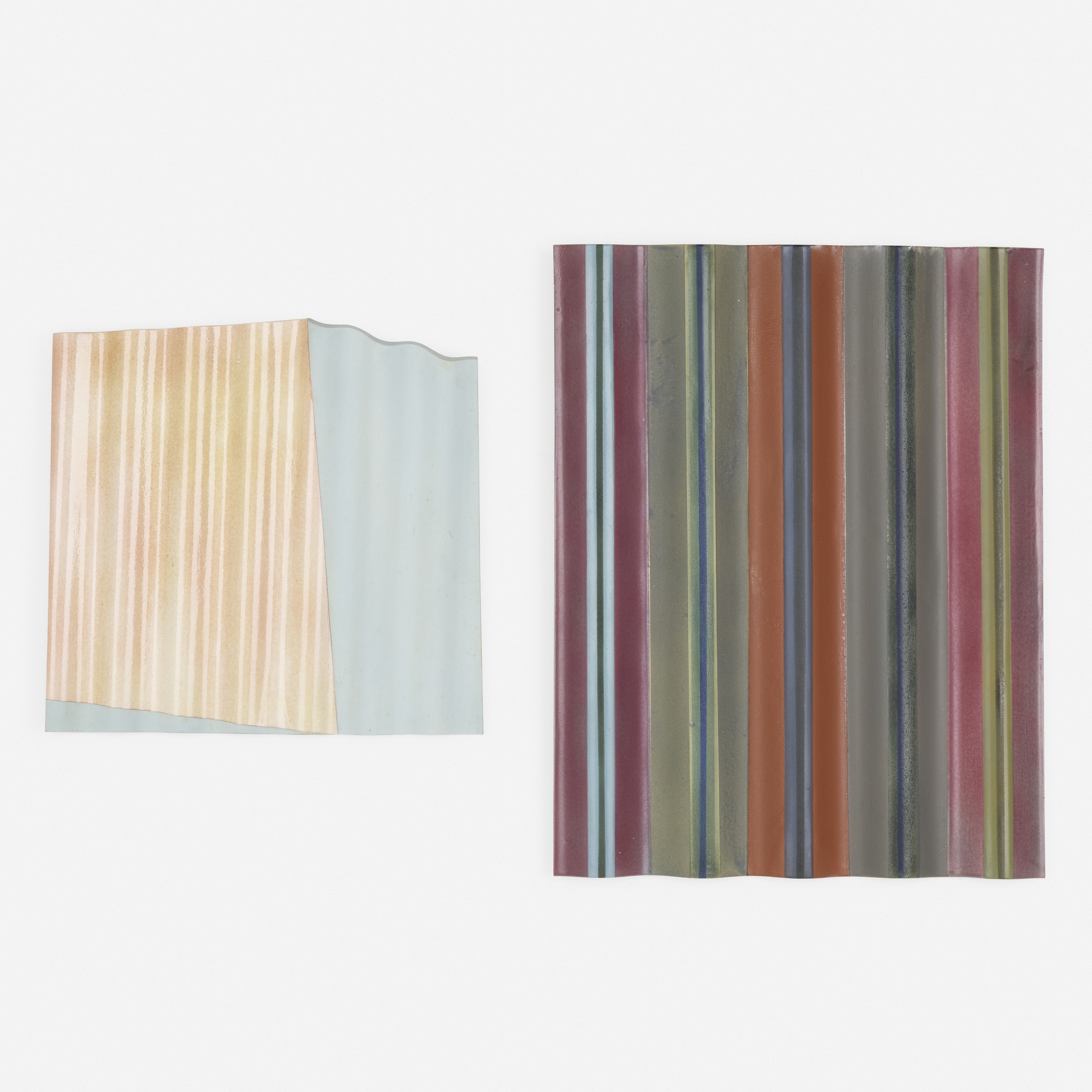 Neil Noland | two sculptures (1982) | MutualArt
