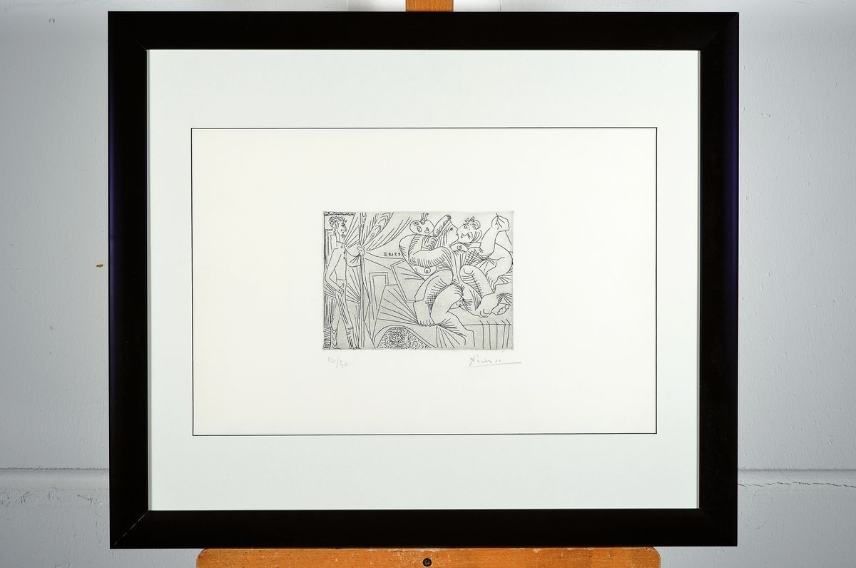 Picasso Pablo | Raphael et la Fornarina XXII (1968) | MutualArt