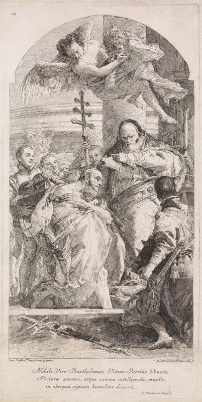 IL BATTESIMO DELL’ IMPERATORE COSTANTINO by Giovanni Domenico Tiepolo