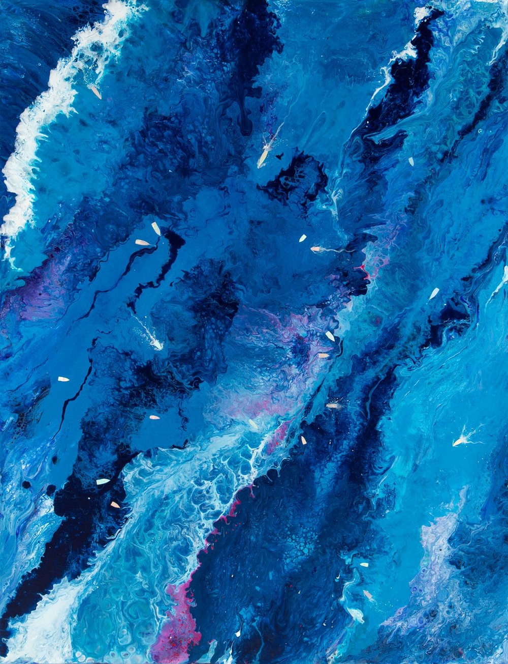 Artwork by Marzena Bis, Blink II, Made of acrylic/canvas