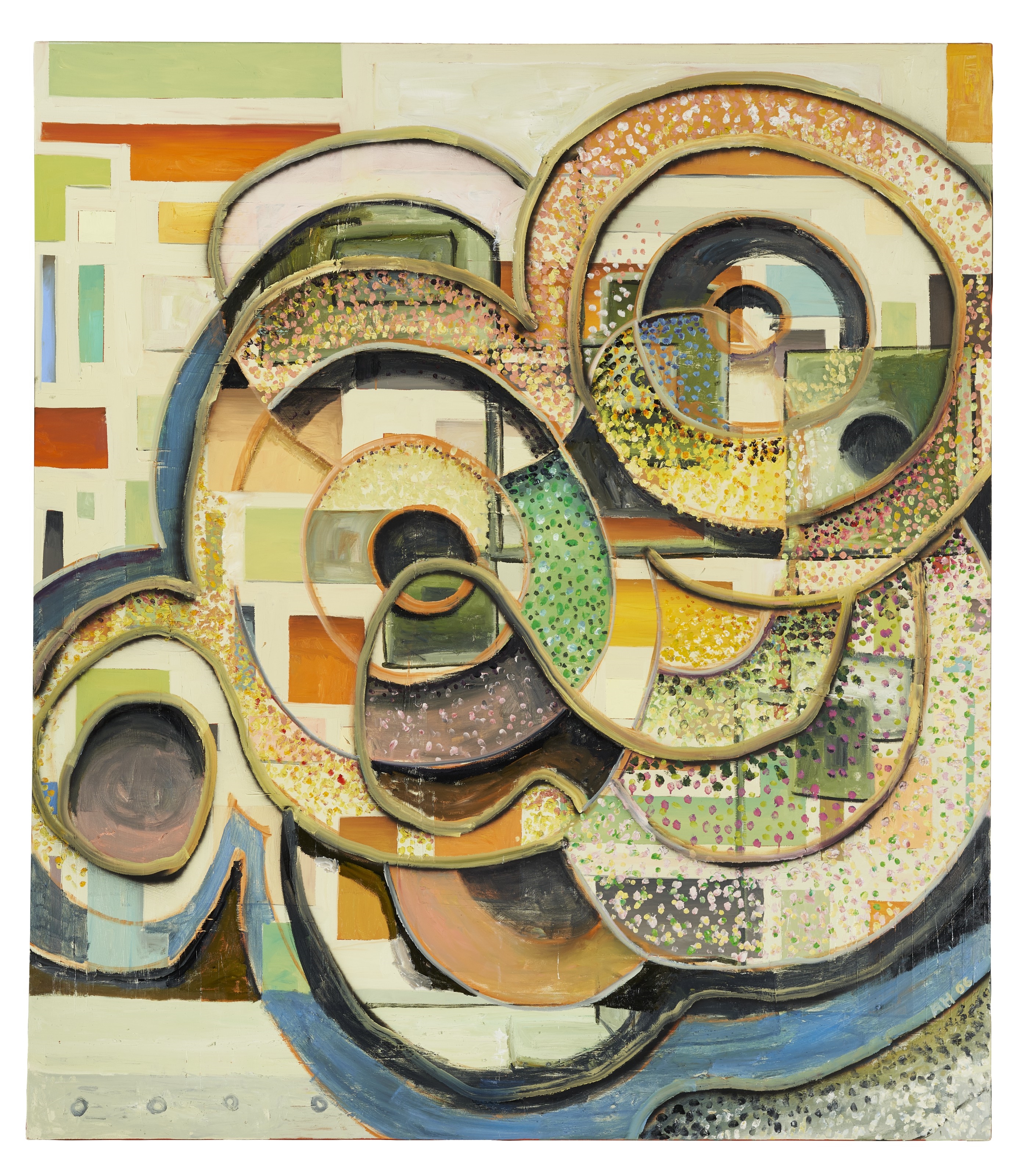 Artwork by Anton Henning, Interieur No. 333, Made of oil on canvas