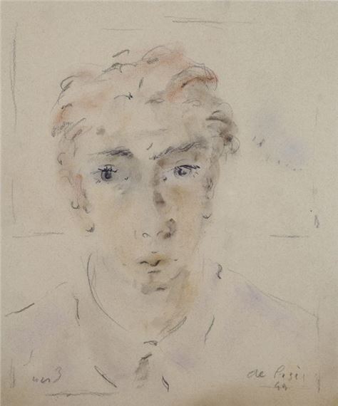 RITRATTO DI GIOVINETTO by Filippo de Pisis, 1944