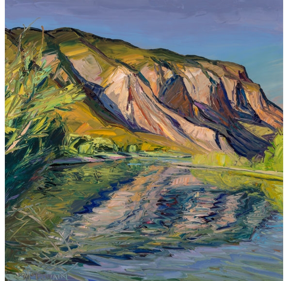 Artwork by Louisa McElwain, Pilar, Summer Solstice Sunrise, Made of Oil on canvas