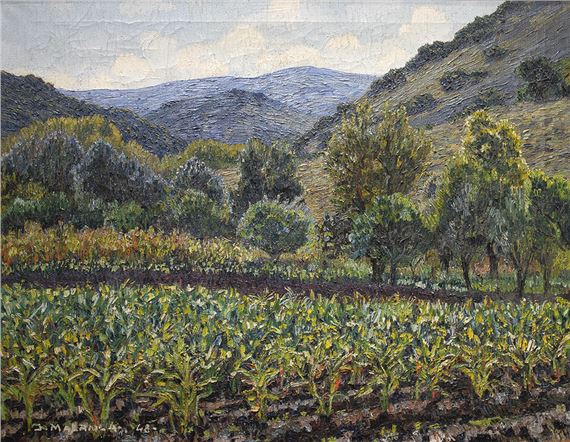 Paisaje Córdobes by José Malanca, 1948