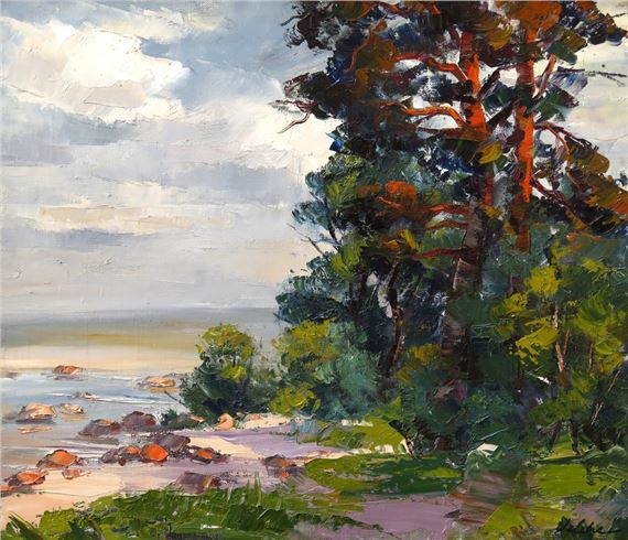 Roja shore by Harijs Veldre, 1989