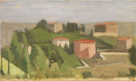 Giorgio Morandi | Paesaggio (1941) | MutualArt