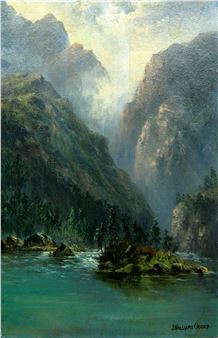 A Cloudy Day on Louise Inlet - John W. Ogden