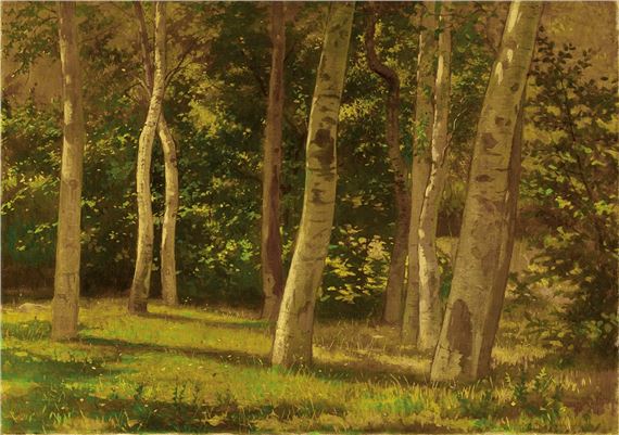 Primavera Nel Bosco by Francesco Gioli, 1891