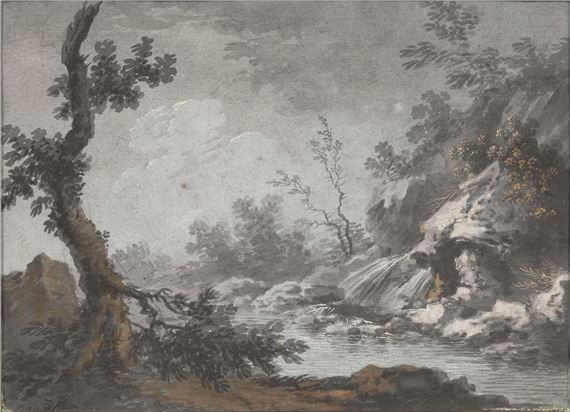 PAESAGGIO INVERNALE by Piedmontese School, 18th Century, Giuseppe Pietro Bagetti