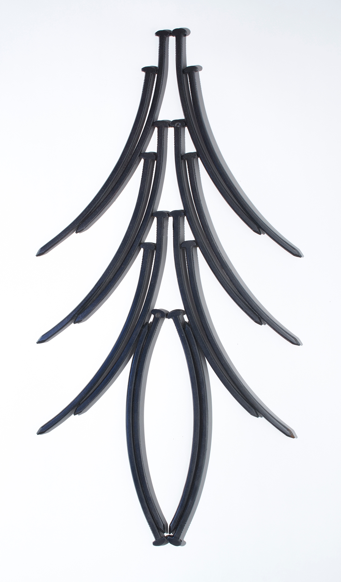 Artwork by John Bisbee, Untitled, Made of Welded steel nails