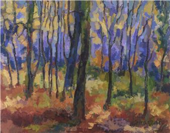 Paisaje de bosque - Carmen Benavides