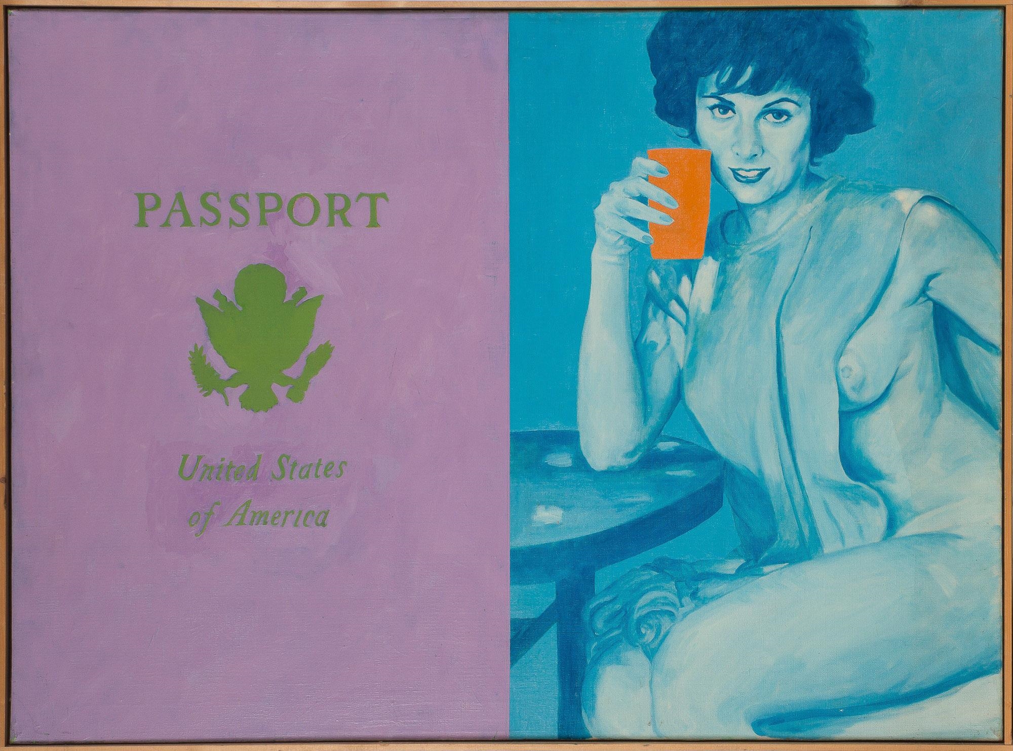 American Passport Cover Canvas Print