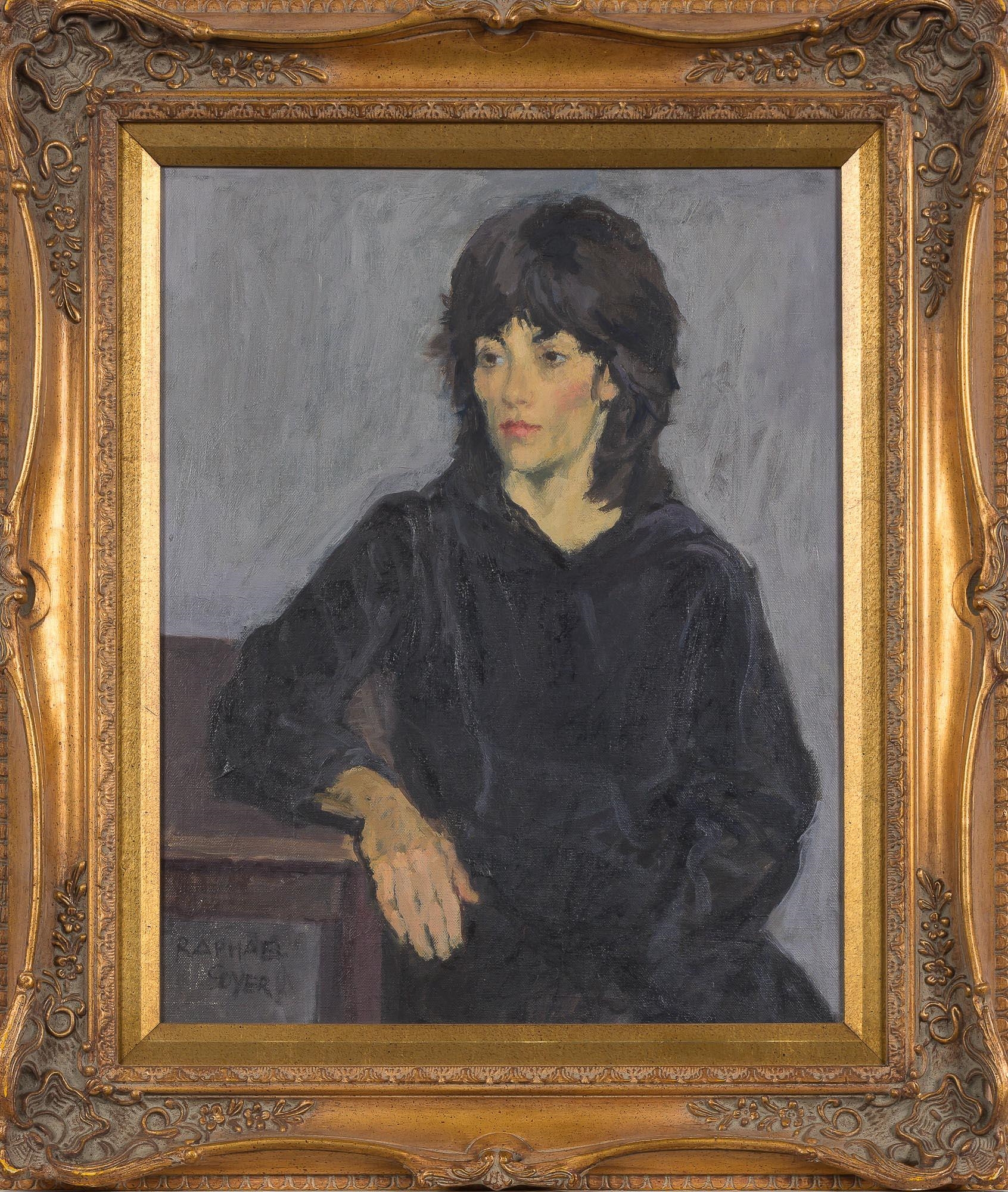 Raphael Soyer | Portrait of a Woman | MutualArt