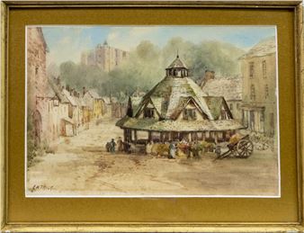 DUNSTER MARKET, SOMERSET - Edward William Trick