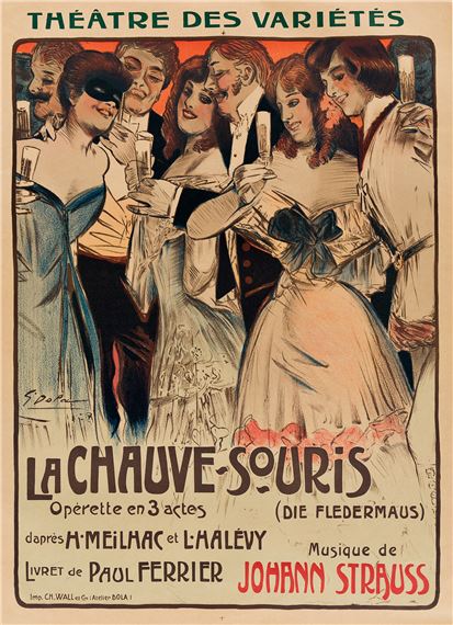 LA CHAUVE - SOURIS. . by Georges Dola, 1904