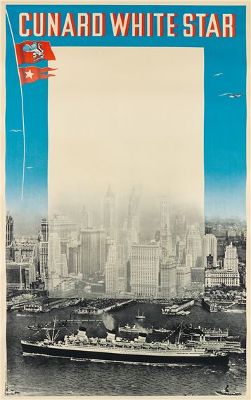 CUNARD WHITE STAR. . by A. Roquin, 1938
