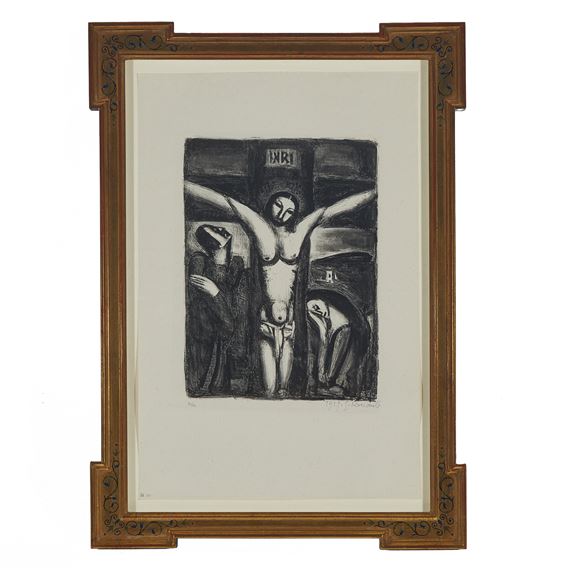 Georges Rouault | CHRIST EN CROIX (1924) | MutualArt