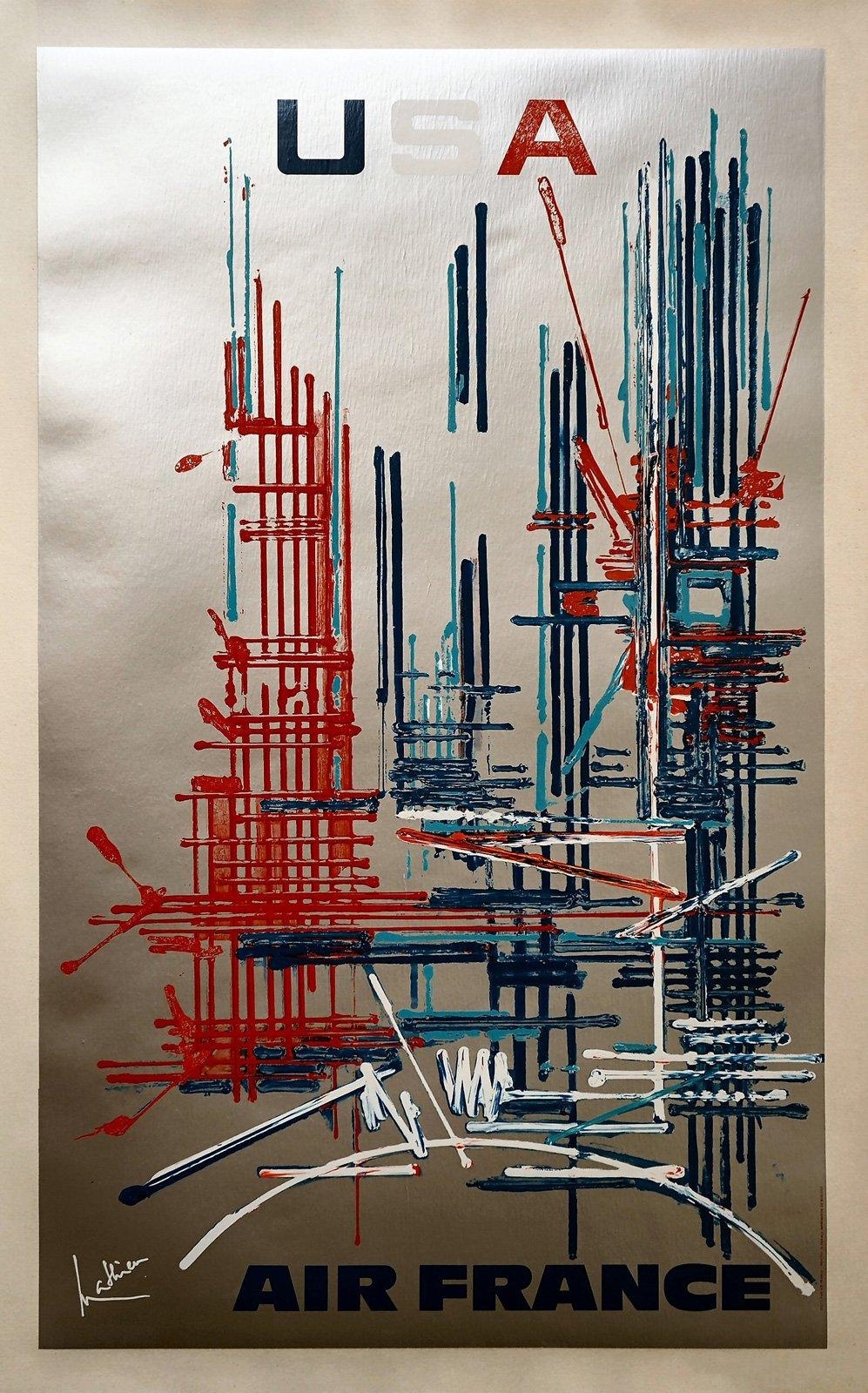 Georges Mathieu | Air France USA (1968) | MutualArt