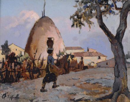 PAESAGGIO CON FIGURA by Cafiero Filippelli