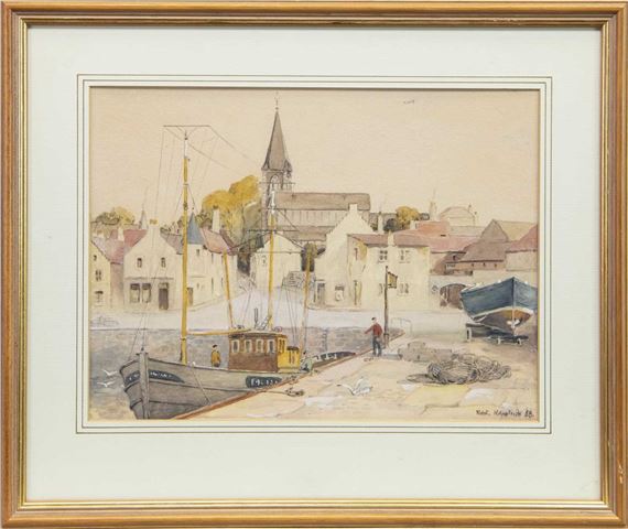ANSTRUTHER HARBOUR by Robert Kilpatrick, 1958